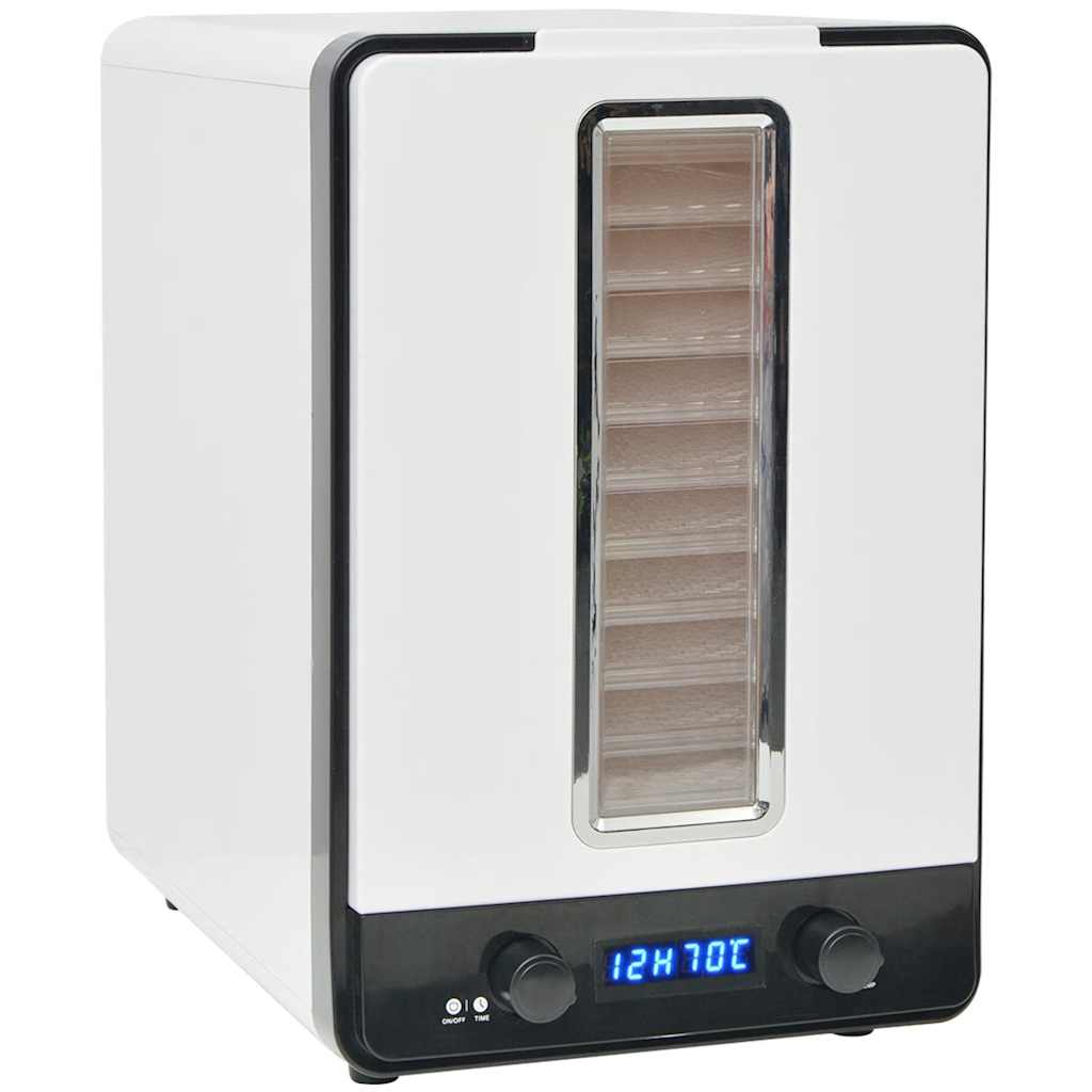 Αποξηραντής Τροφίμων με 10 Δίσκους Λευκός 550 W - Pakobazaar