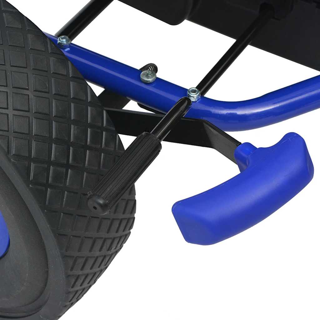 Go Kart με Πετάλια με Ρυθμιζόμενο Κάθισμα Μπλε - Pakobazaar