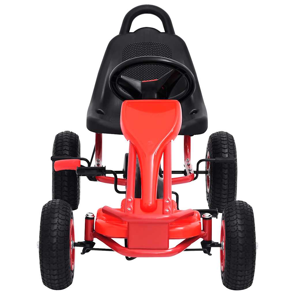 Go Kart με Πετάλια και Λάστιχα Πεπιεσμένου Αέρα Κόκκινο - Pakobazaar