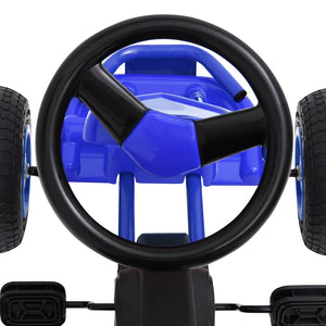 Go Kart με Πετάλια και Λάστιχα Πεπιεσμένου Αέρα Μπλε - Pakobazaar