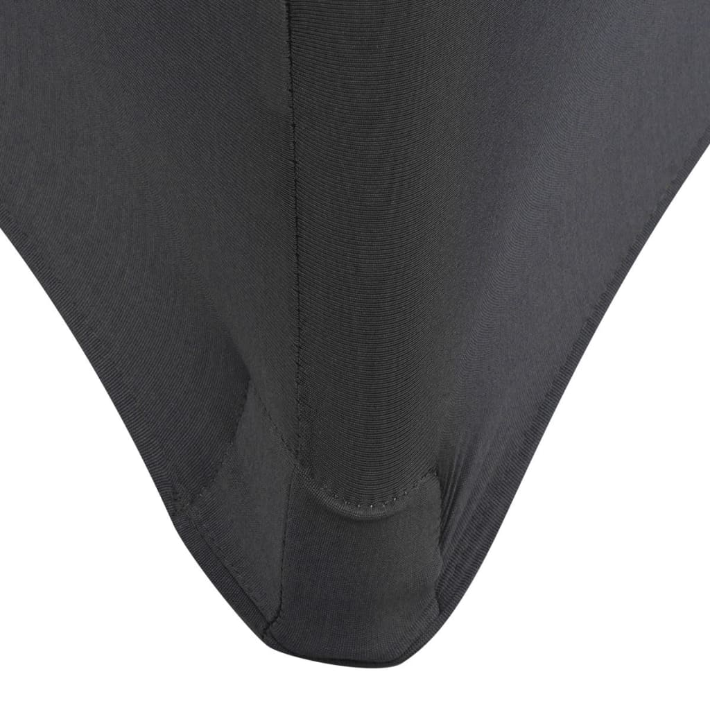 Καλύμματα Τραπεζιού Ελαστικά 2 τεμ. Ανθρακί 243 x 76 x 74 εκ. - PAKOBAZAAR