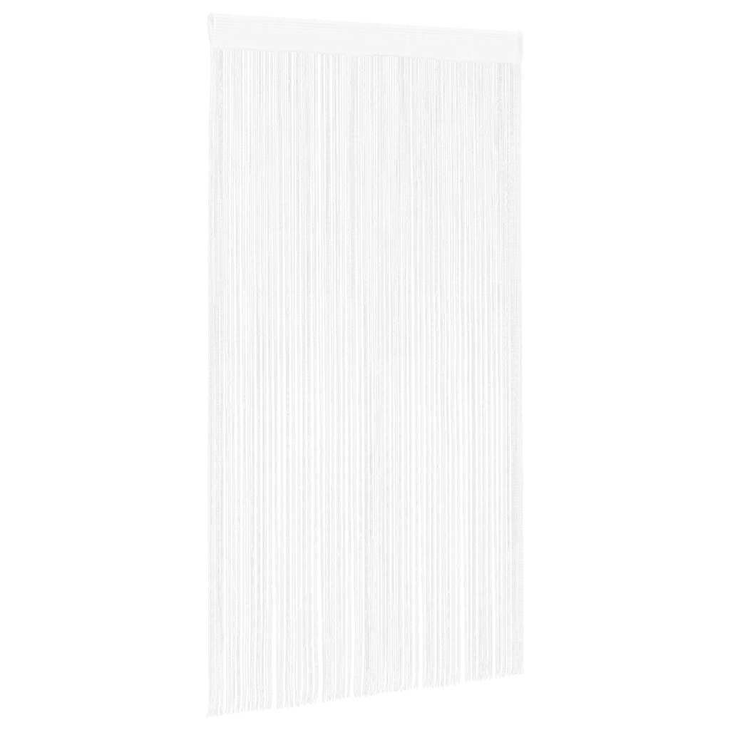 Κουρτίνες με Κρόσσια 2 τεμ. Λευκές 140 x 250 εκ. - PAKOBAZAAR