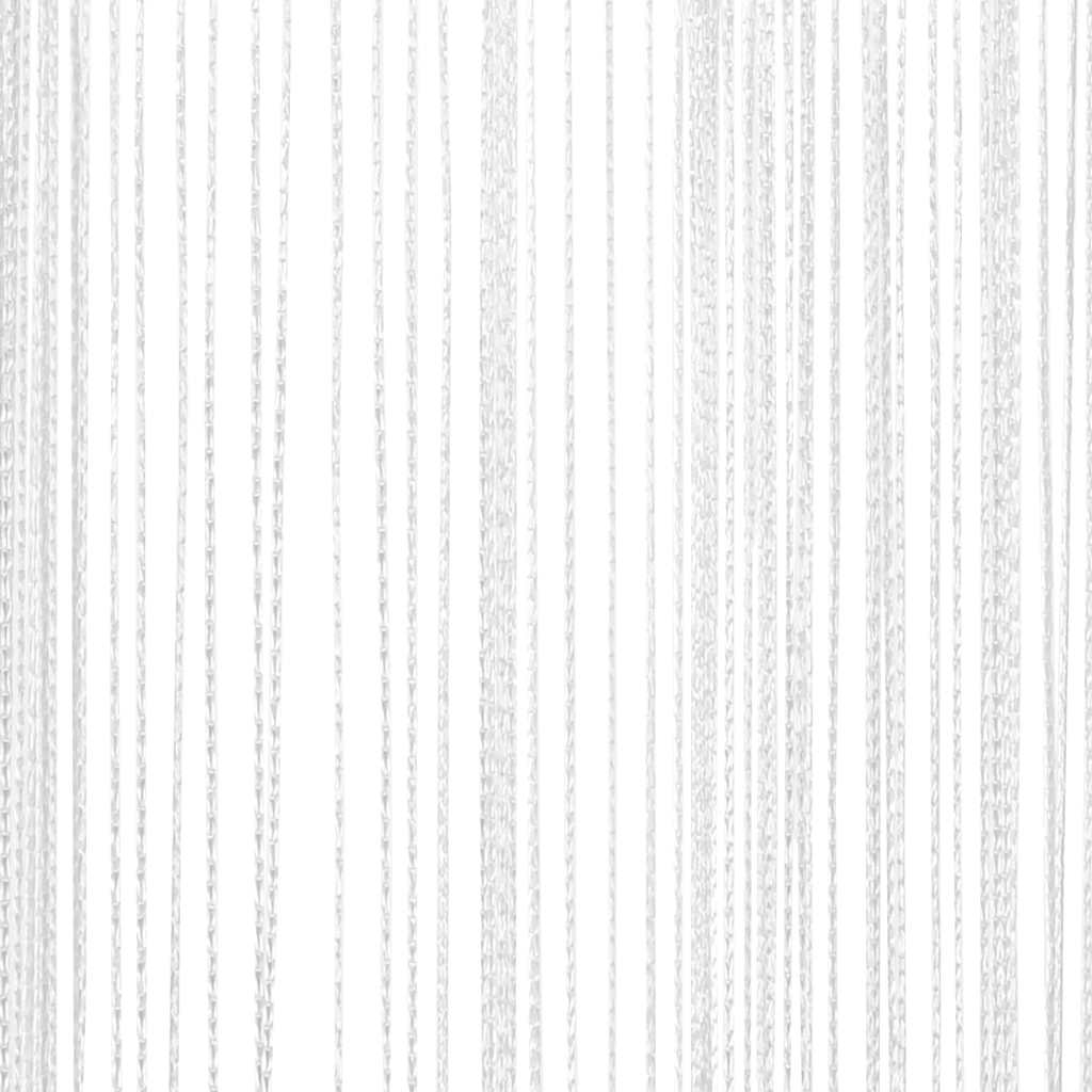 Κουρτίνες με Κρόσσια 2 τεμ. Λευκές 140 x 250 εκ. - PAKOBAZAAR