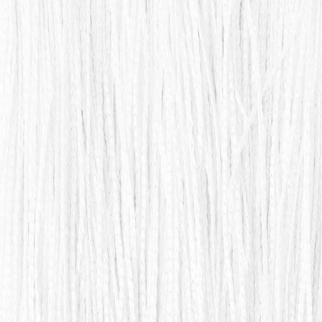 Κουρτίνες με Κρόσσια 2 τεμ. Λευκές 140 x 250 εκ. - PAKOBAZAAR