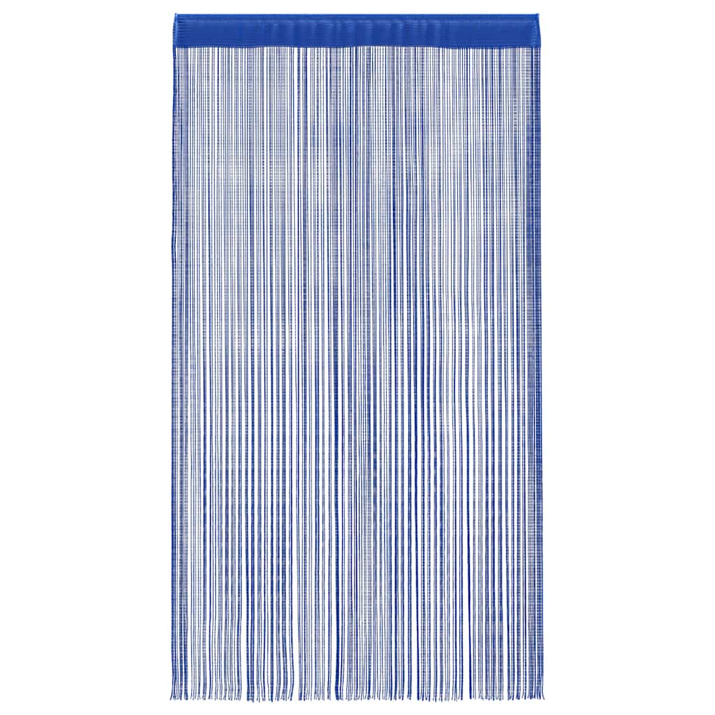 Κουρτίνες με Κρόσσια 2 τεμ. Μπλε 140 x 250 εκ. - PAKOBAZAAR