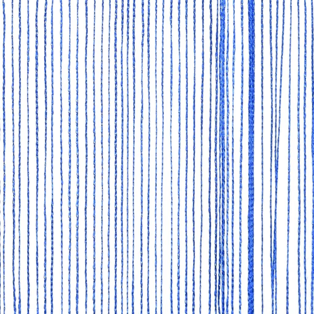 Κουρτίνες με Κρόσσια 2 τεμ. Μπλε 140 x 250 εκ. - PAKOBAZAAR
