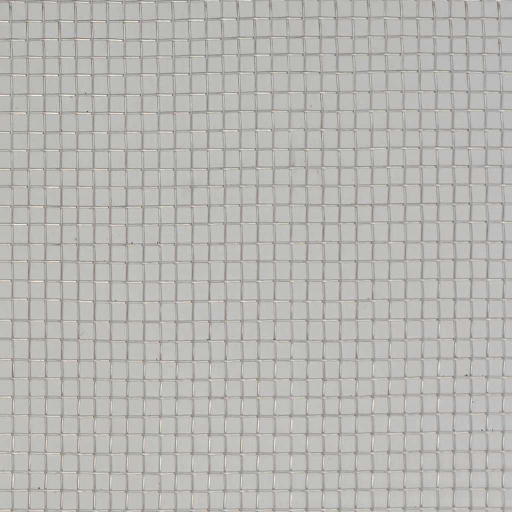 Δικτυωτό Πλέγμα Ασημί 100 x 1000 εκ. από Ανοξείδωτο Ατσάλι - PAKOBAZAAR