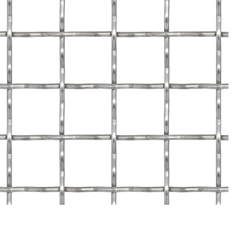 Πλέγμα Κατσαρό Καρέ Φύλλα 50x50 εκ./21x21x2,5 χιλ. Ανοξ. Ατσάλι - PAKOBAZAAR