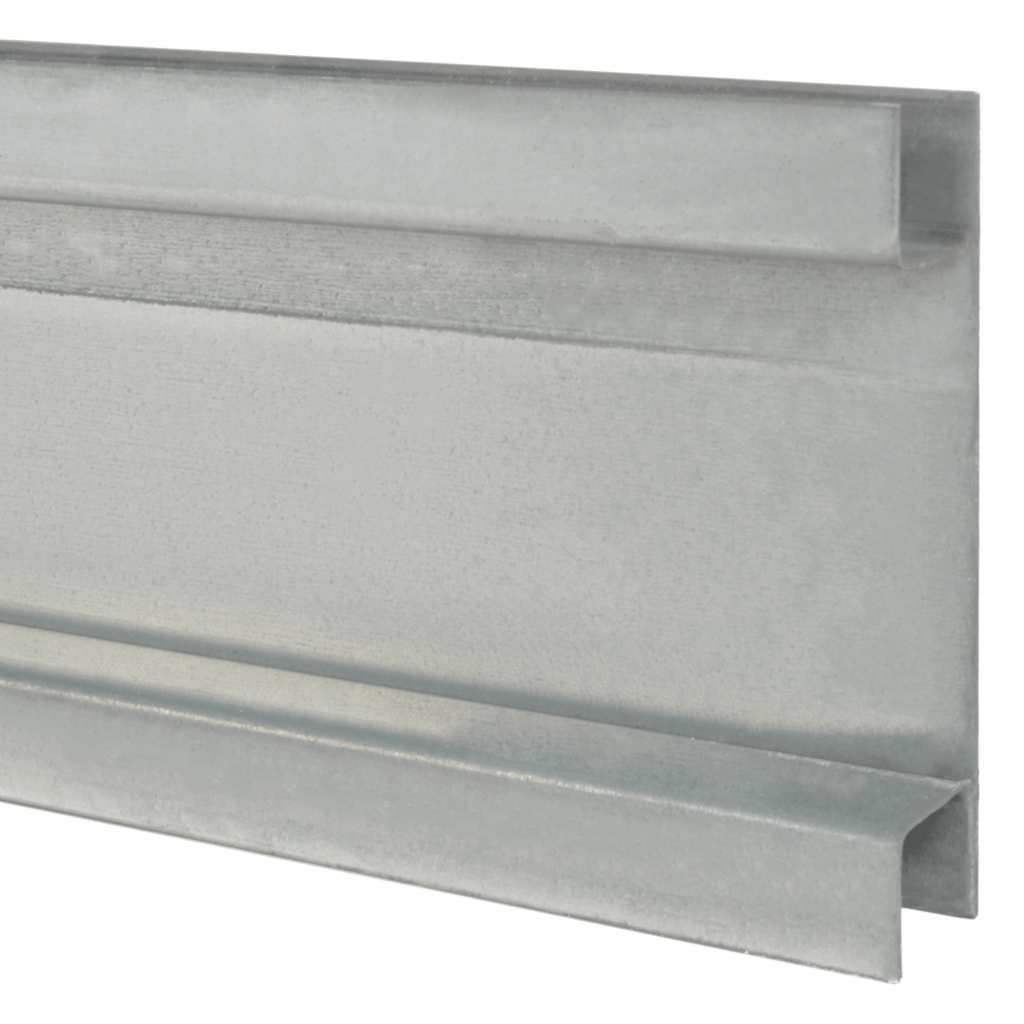 Συρμάτινος Στύλος Φράχτη Ασημί 180 εκ. Γαλβανισμένος Χάλυβας