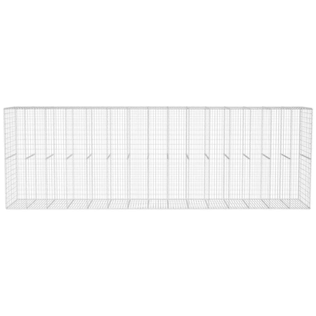 Συρματοκιβώτιο Τοίχος 600x50x200 εκ. Γαλβαν.Χάλυβας + Κάλυμμα - PAKOBAZAAR