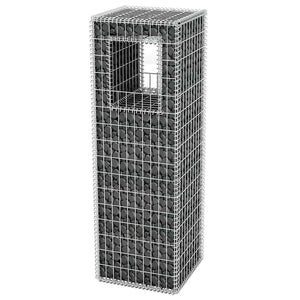 Συρματοκιβώτιο Στύλος/Γλάστρα 50 x 50 x 160 εκ. από Χάλυβα