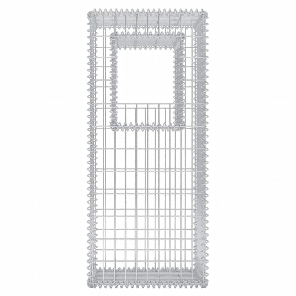 Συρματοκιβώτιο Στύλος/Γλάστρα 50 x 50 x 120 εκ. από Χάλυβα