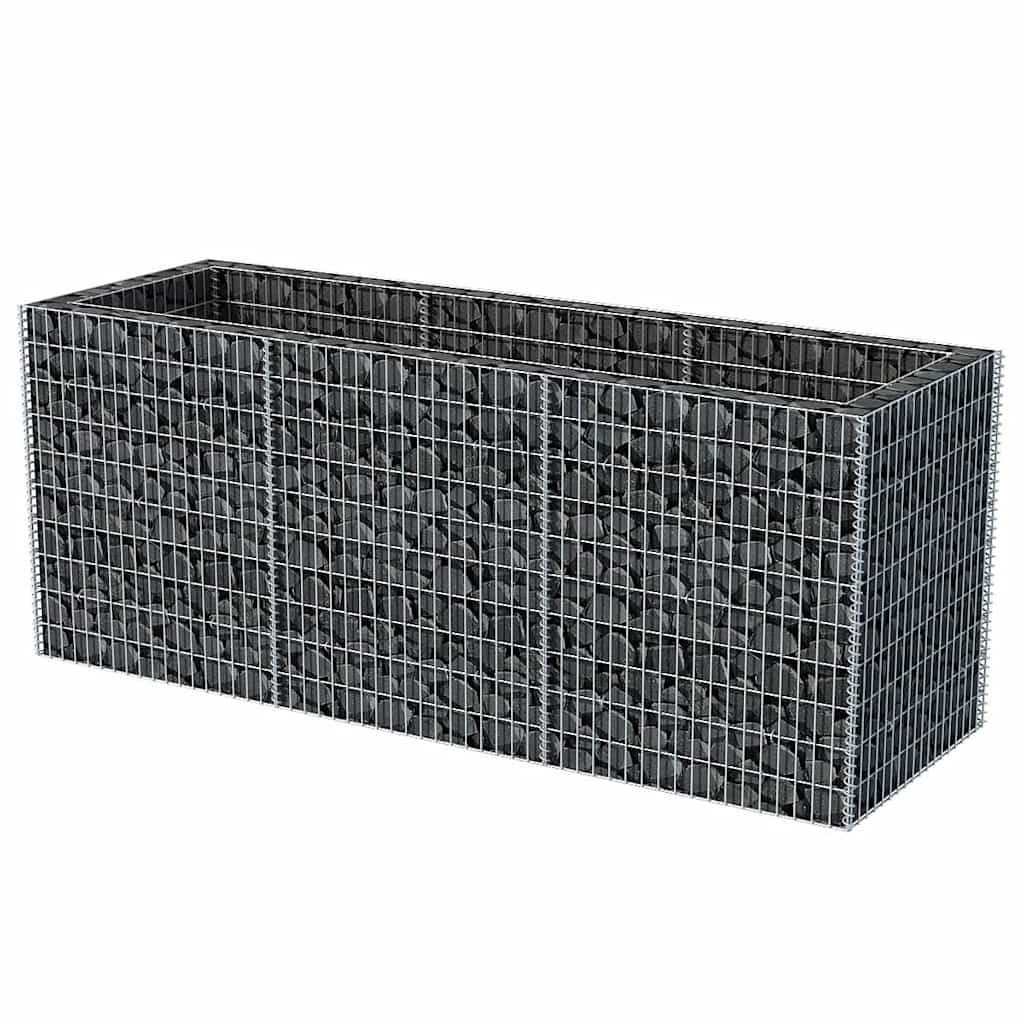 Συρματοκιβώτιο - Γλάστρα Υπερυψωμένη 270x90x100 εκ. Ατσάλινη - PAKOBAZAAR