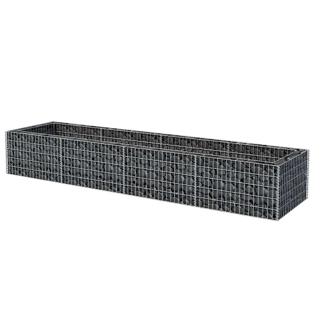 Συρματοκιβώτιο - Γλάστρα Υπερυψωμένη 360x90x50 εκ. Ατσάλινη - PAKOBAZAAR