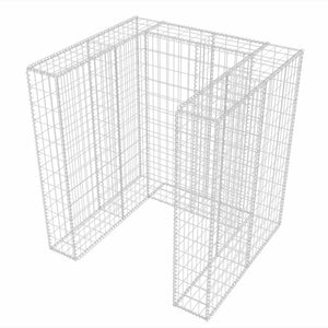 Πλαίσιο Μονό για Κάδο Απορριμμάτων 110x100x120 εκ. Ατσάλινο - PAKOBAZAAR