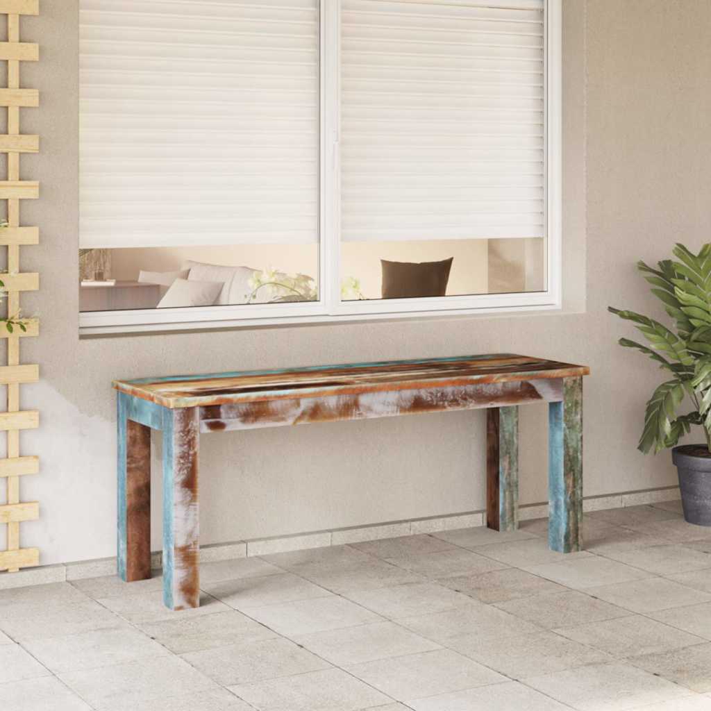 Πάγκος 110 x 35 x 45 εκ. από Μασίφ Ανακυκλωμένο Ξύλο - PAKOBAZAAR