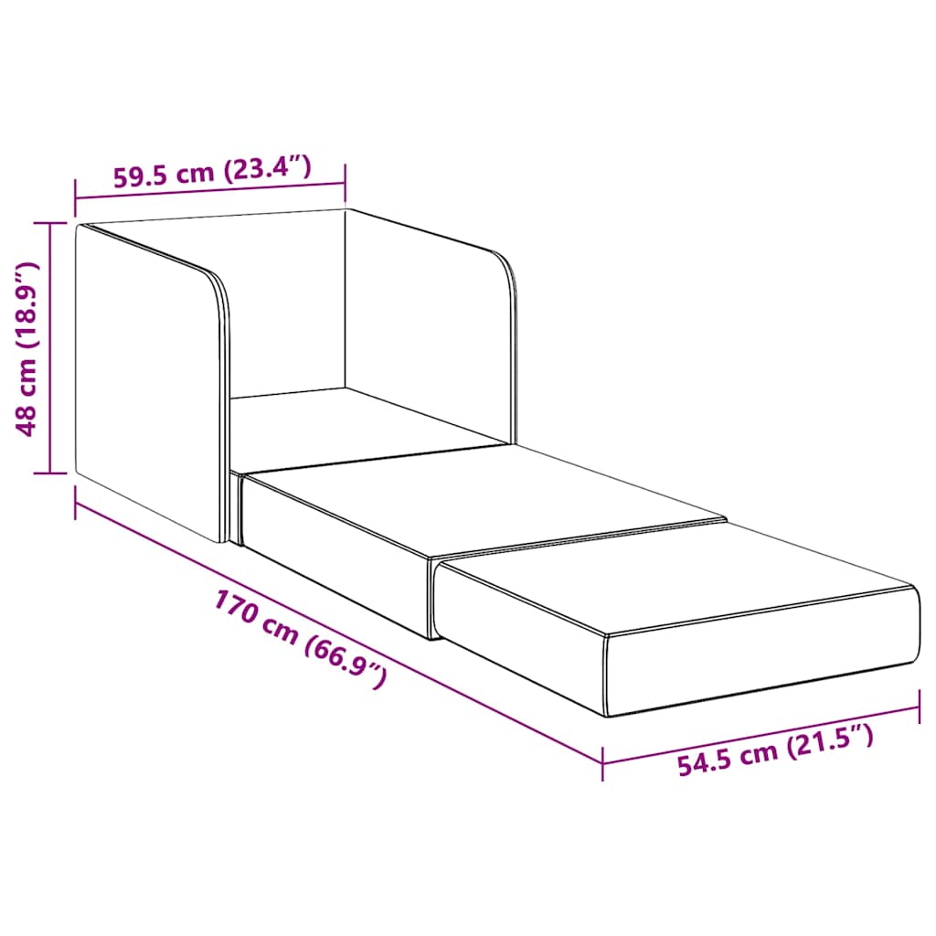 Πολυθρόνα-Κρεβάτι Ανοιχτό Γκρι Υφασμάτινη - PAKOBAZAAR