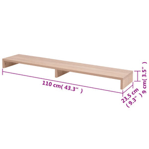 Βάση Οθόνης Μπεζ 110x23,5x9 εκ. από Μοριοσανίδα
