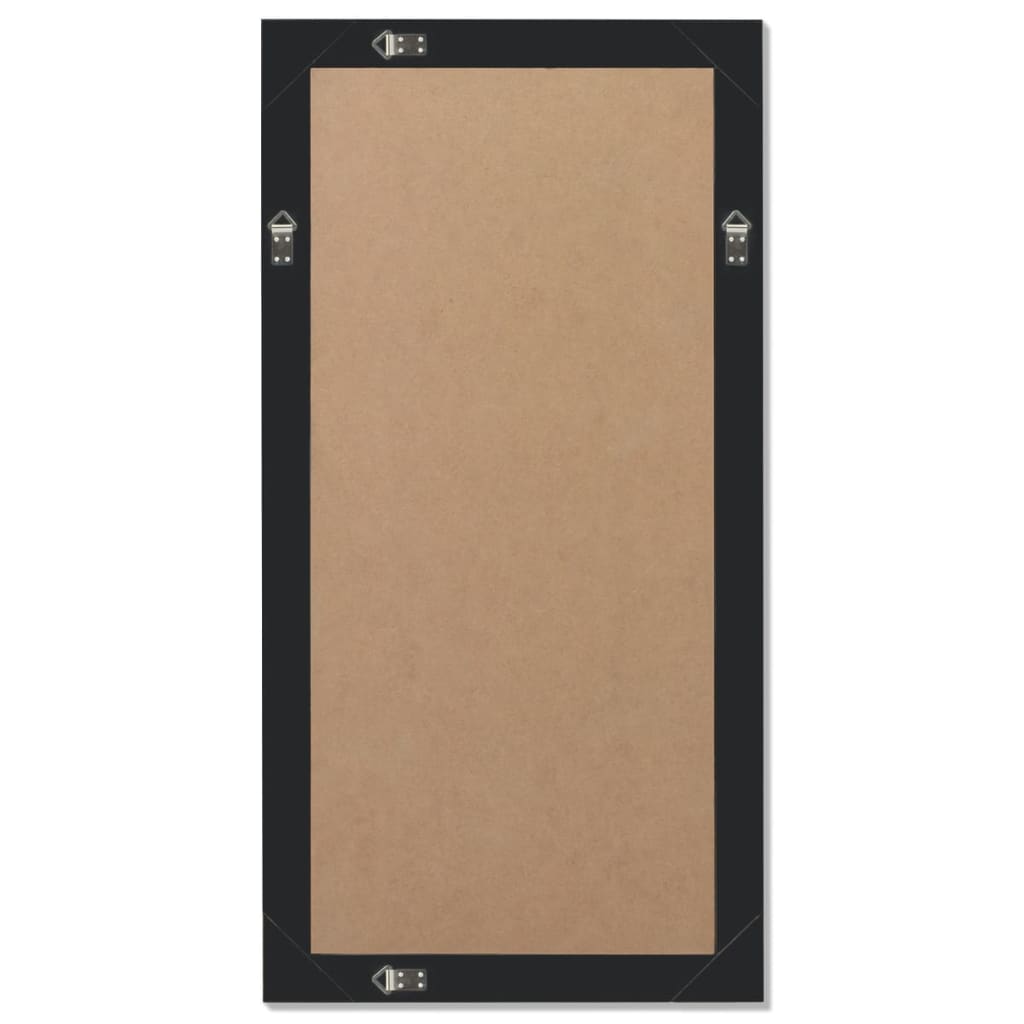 Καθρέφτης Τοίχου με Μπαρόκ Στιλ Μαύρος 100 x 50 εκ. - PAKOBAZAAR