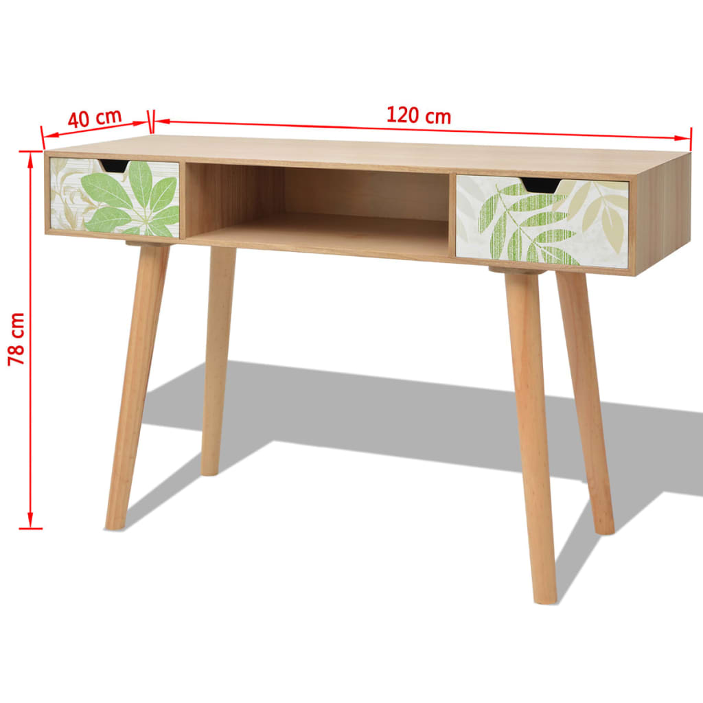 Κονσόλα Τραπέζι Καφέ 120 x 40 x 78 εκ. από MDF