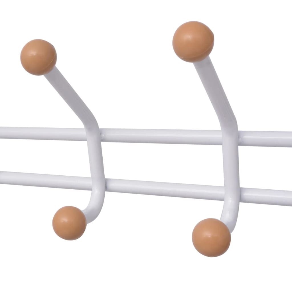 Καλόγερος/Πάγκος για Παπούτσια Λευκός 68 x 32 x 182,5 εκ. - PAKOBAZAAR