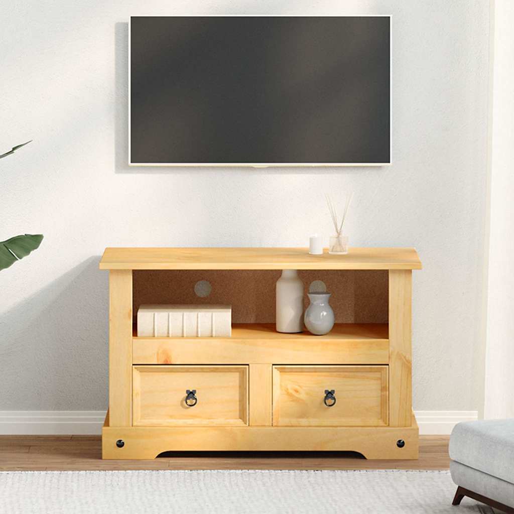 Έπιπλο Τηλεόρασης Μεξικ. Στιλ Corona 91x43x56 εκ. Ξύλο Πεύκου - PAKOBAZAAR