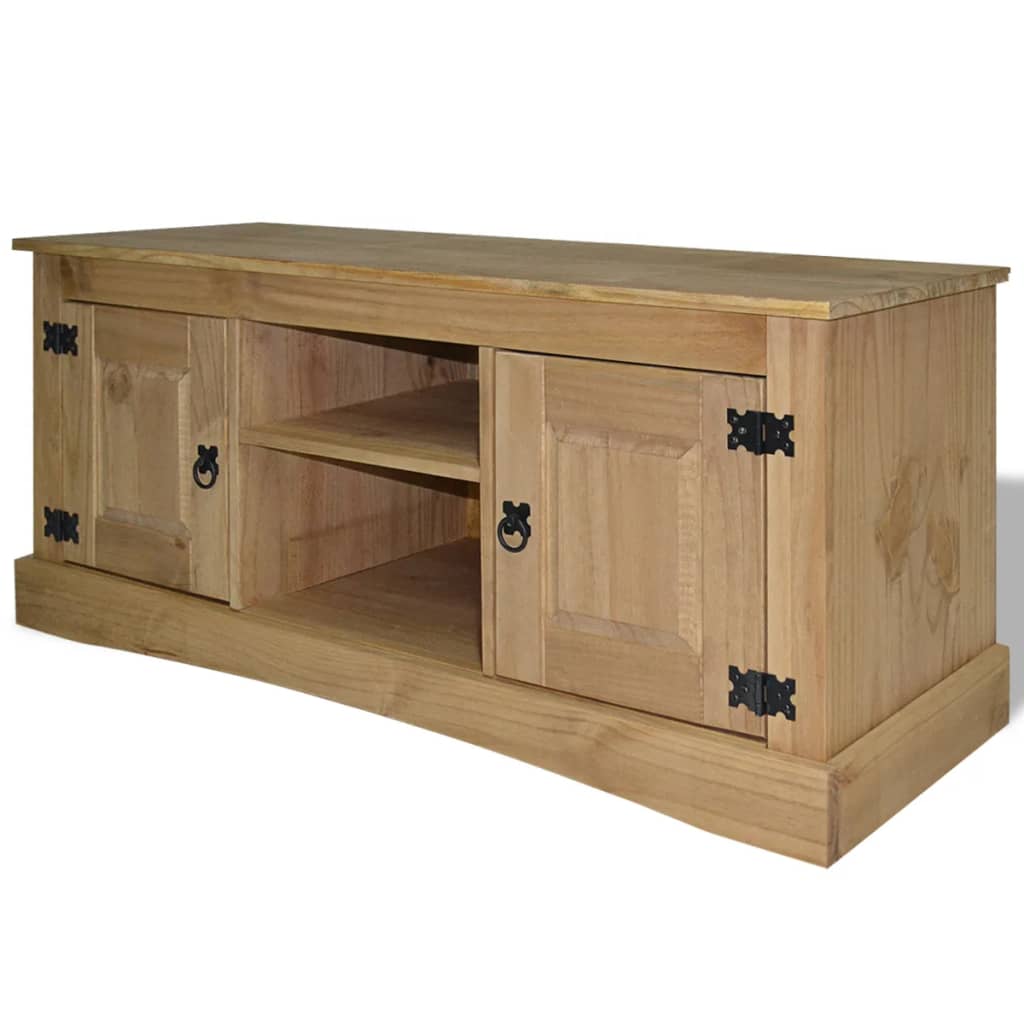 Έπιπλο Τηλεόρασης Μεξικ. Στιλ Corona 120x40x52 εκ. Ξύλο Πεύκου - PAKOBAZAAR