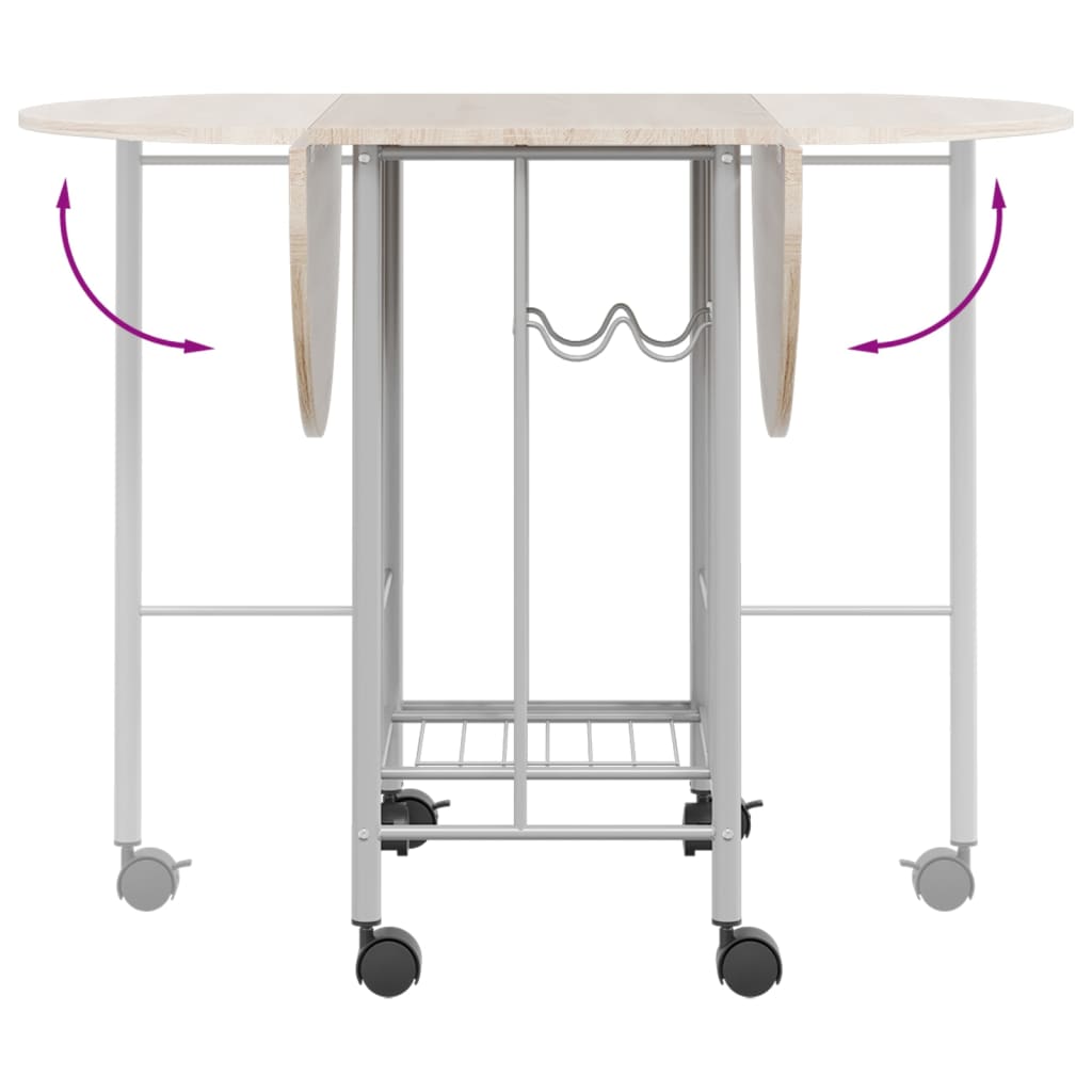 Σετ Τραπεζαρίας Πτυσσόμενο Πέντε Τεμαχίων από MDF - PAKOBAZAAR