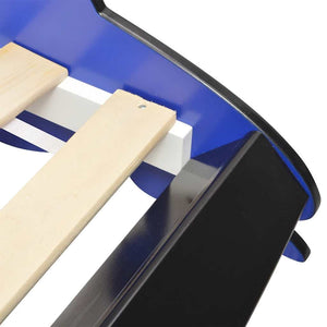 Κρεβάτι Παιδικό Αγωνιστικό Αυτοκίνητο με LED Μπλε 90 x 200 εκ. - Pakobazaar