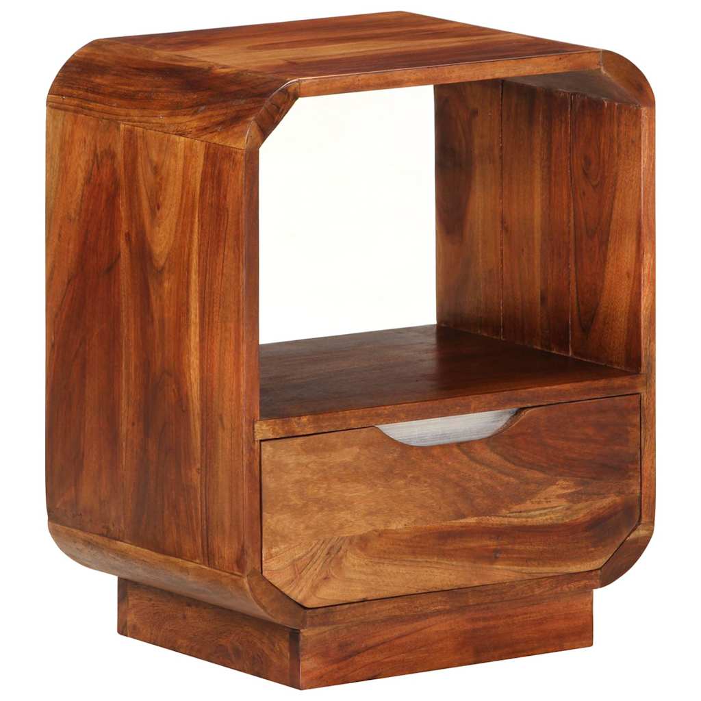 Κομοδίνο με Συρτάρι 40 x 30 x 50 εκ. από Μασίφ Ξύλο Ακακίας
