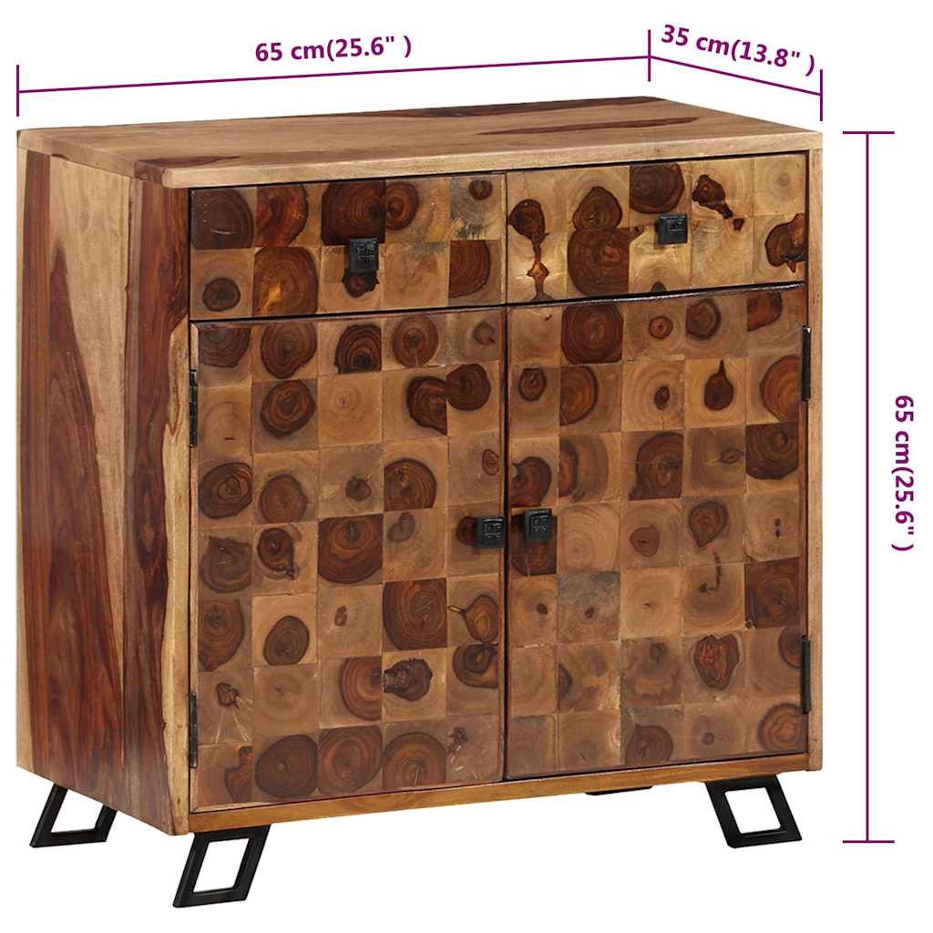 Ντουλάπι 65 x 35 x 65 εκ. από Μασίφ Ξύλο Ακακίας