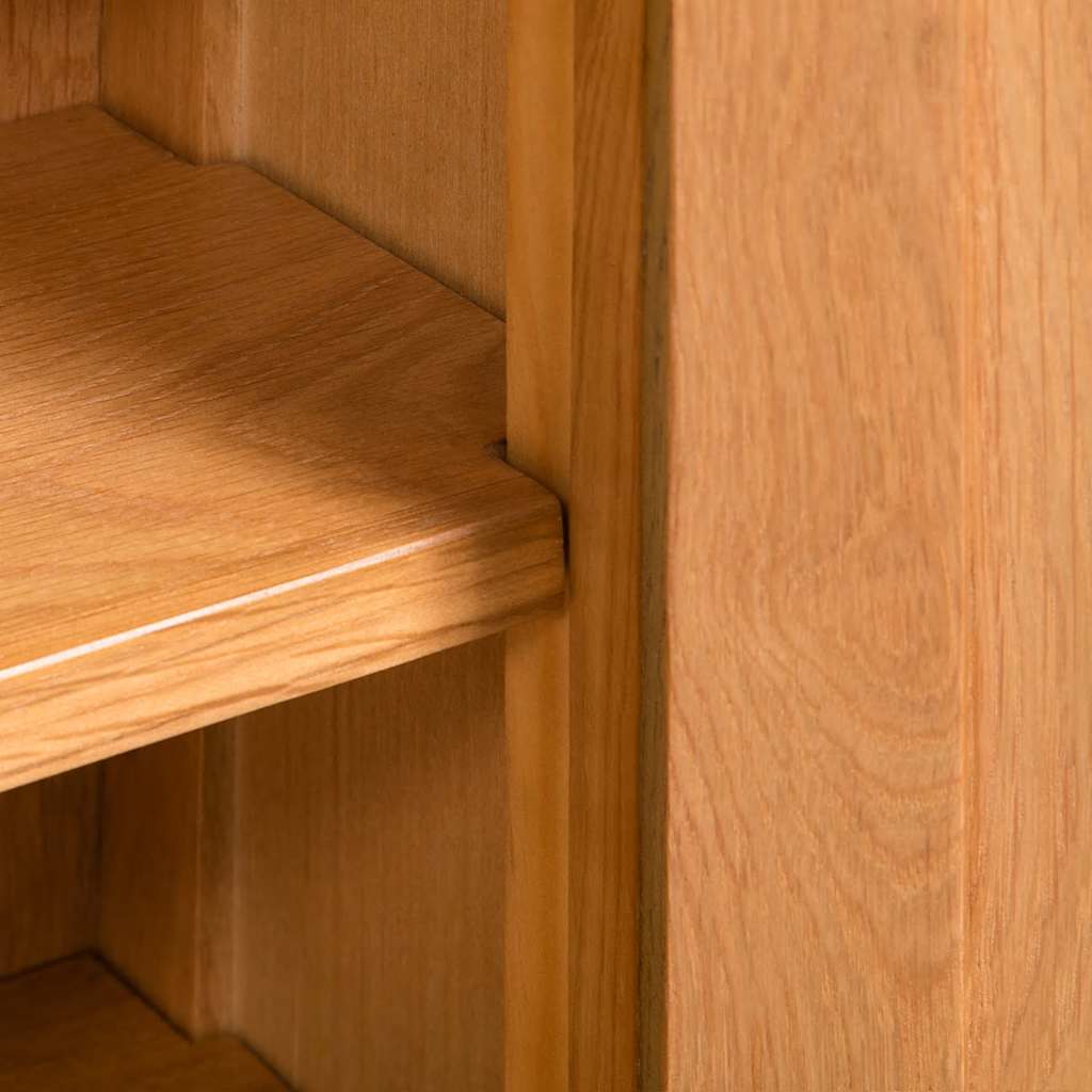 Ντουλάπα Αποθήκευσης 50 x 22 x 122 εκ. από Μασίφ Ξύλο Δρυός