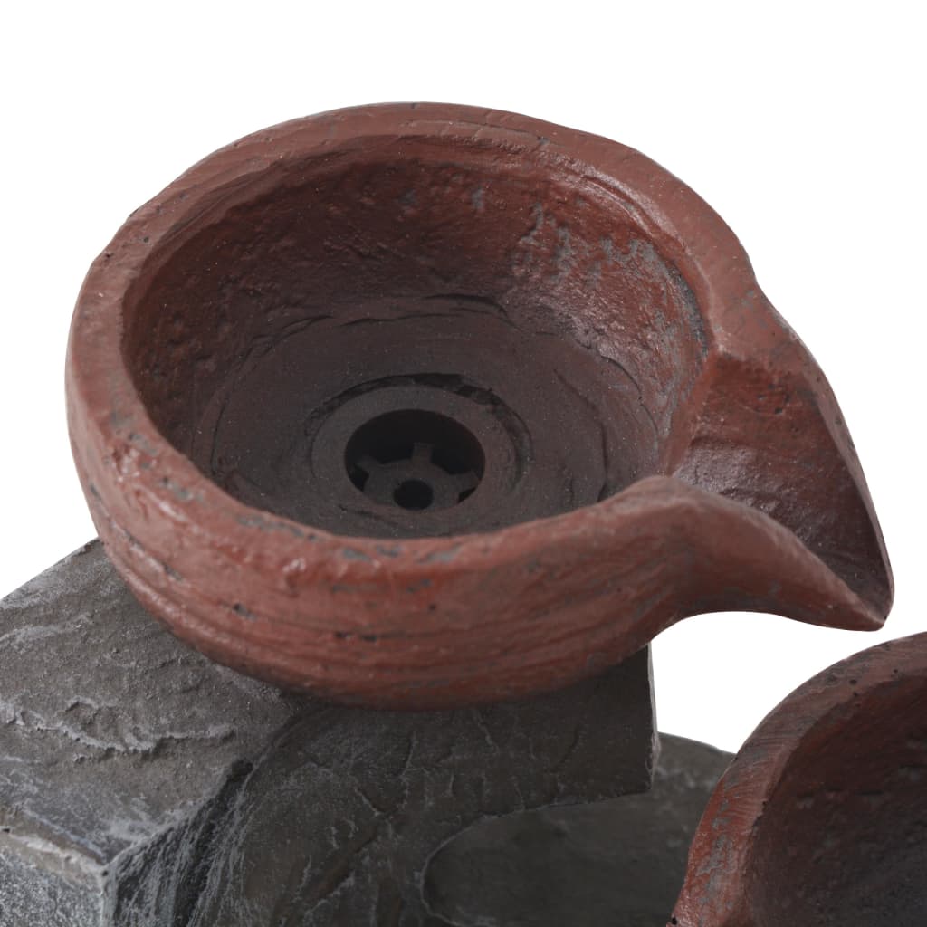 Σιντριβάνι Εσωτερικού Χώρου με Φωτισμό LED από Συνθετική Ρητίνη - Pakobazaar