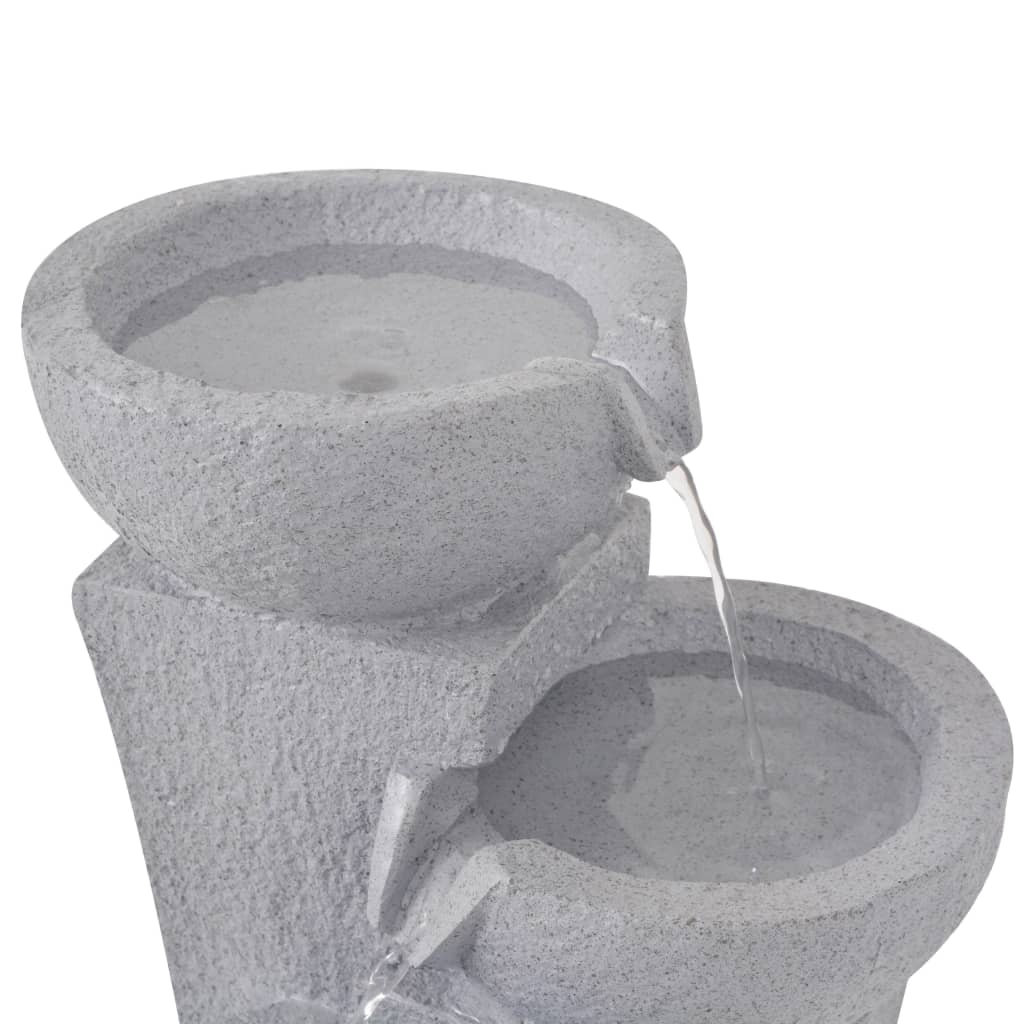 Σιντριβάνι Εσωτερικού Χώρου με Φωτισμό LED από Συνθετική Ρητίνη - Pakobazaar