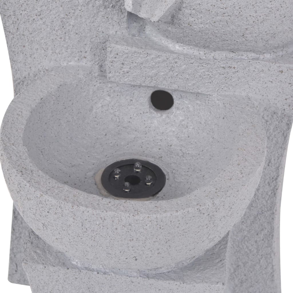 Σιντριβάνι Εσωτερικού Χώρου με Φωτισμό LED από Συνθετική Ρητίνη - Pakobazaar