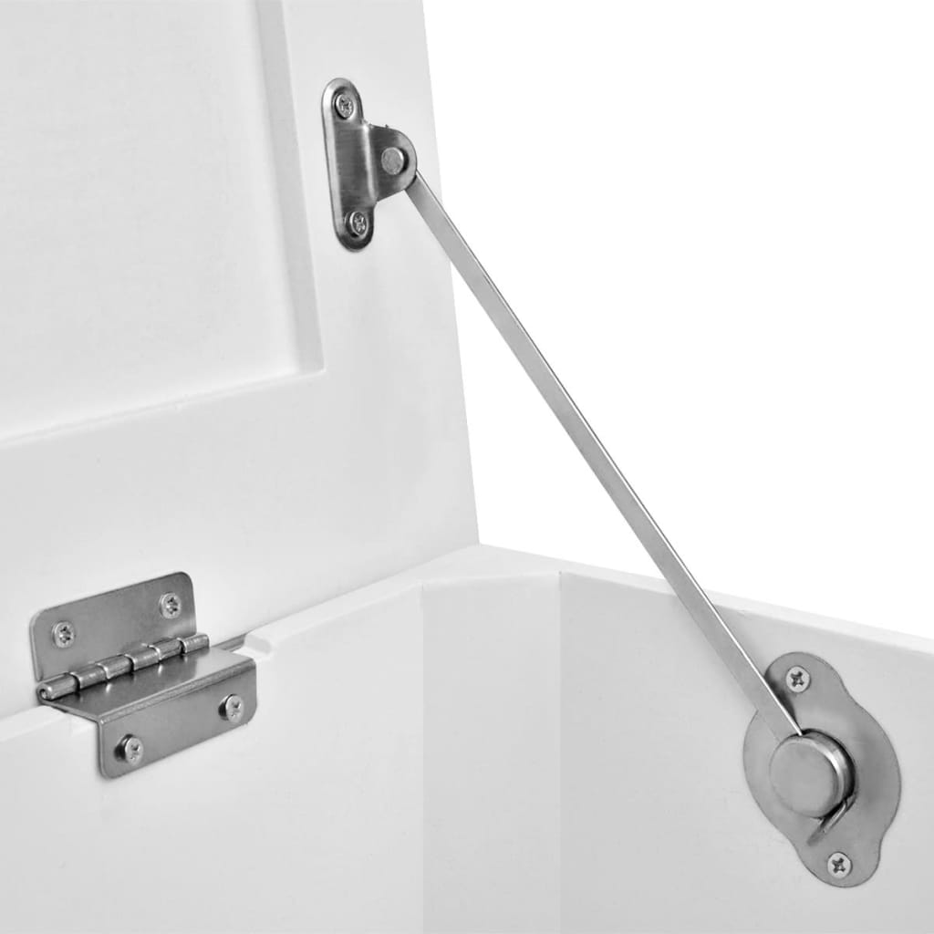 Σετ Μπαούλα Αποθήκευσης 2 τεμ. Λευκά - PAKOBAZAAR