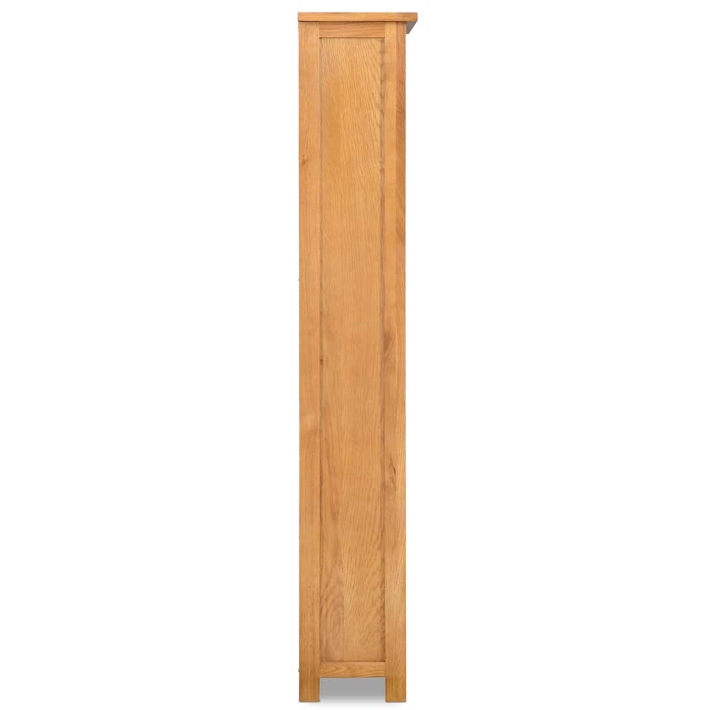 Βιβλιοθήκη με 5 Επίπεδα 60 x 22,5 x 140 εκ. Μασίφ Ξύλο Δρυός - Pakobazaar