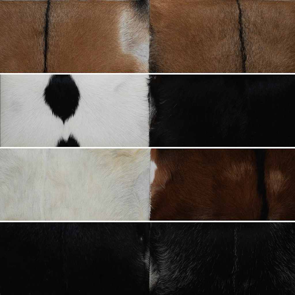 Παγκάκι από Δέρμα Κατσίκας / Ξύλο Teak - PAKOBAZAAR