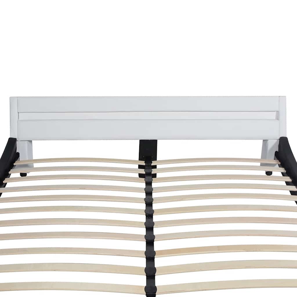 Κρεβάτι με LED 160x200 εκ. από Δερματίνη με Στρώμα Αφρού Μνήμης - Pakobazaar