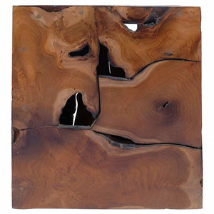 Σκαμπό 2 τεμ. Καφέ 40x40x45 εκ. από Μασίφ Ξύλο Teak - PAKOBAZAAR