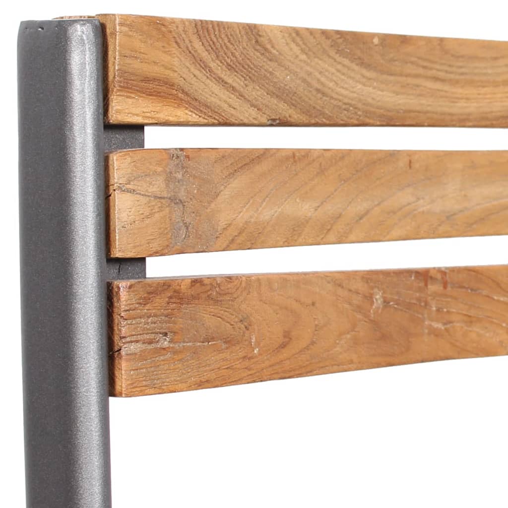 Καρέκλες Τραπεζαρίας 4 τεμ. από Μασίφ Ξύλο Teak - PAKOBAZAAR