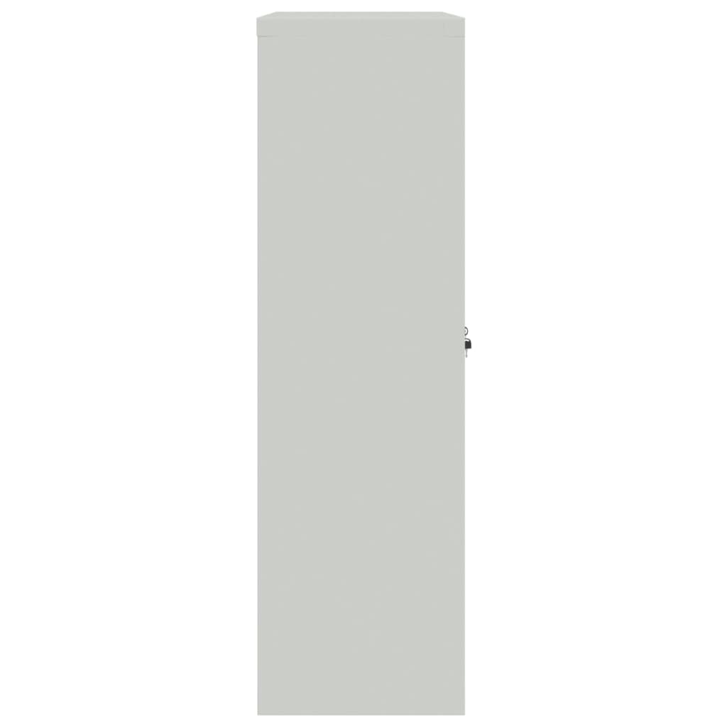 Ντουλάπα Γραφείου 90 x 40 x 140 εκ. Γκρι Ατσάλινη - PAKOBAZAAR