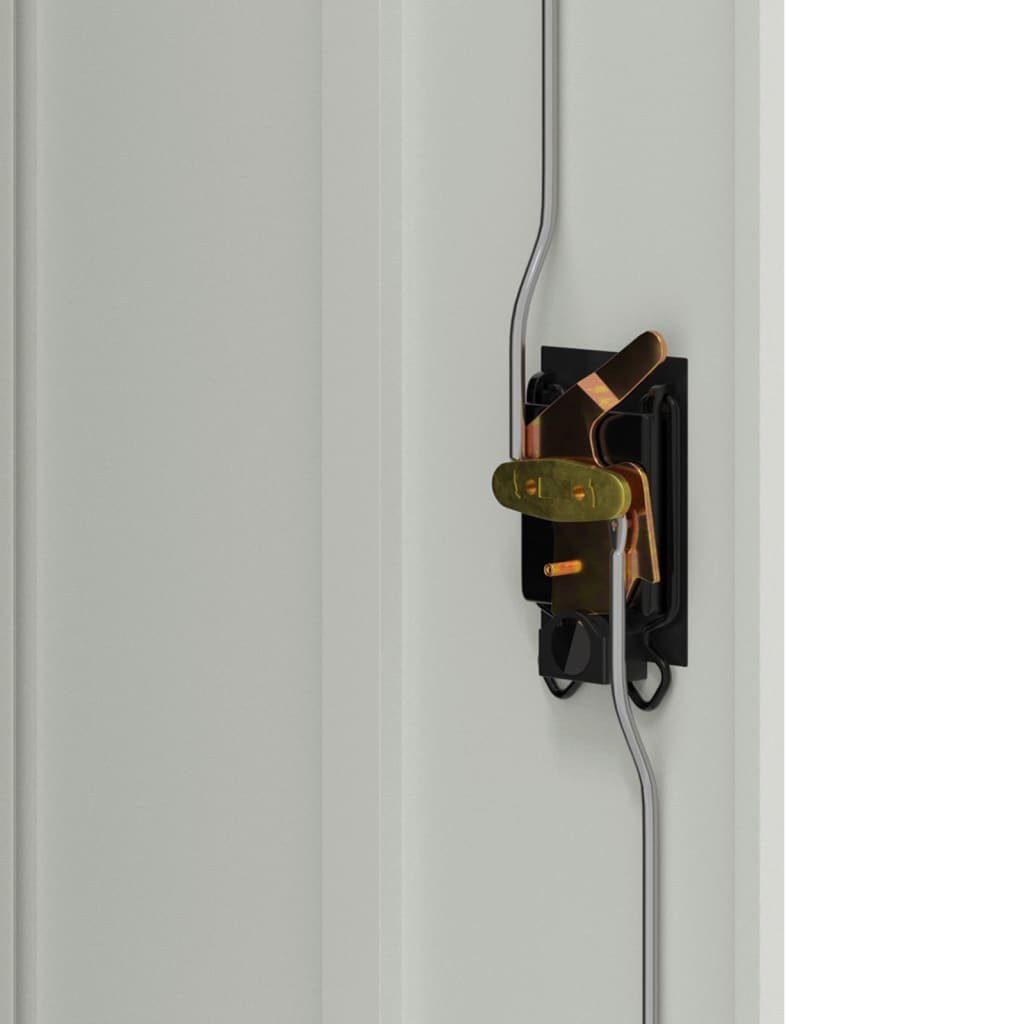 Ντουλάπα Γραφείου 90 x 40 x 140 εκ. Γκρι Ατσάλινη - PAKOBAZAAR