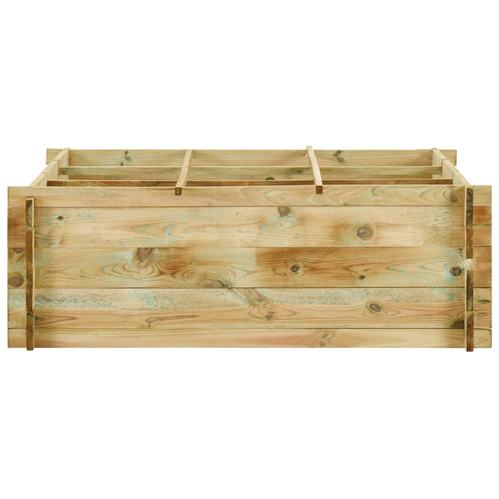 Μποστάνι Λαχανόκηπου 120 x 120 x 40 εκ. Εμποτισμένο Ξύλο Πεύκου
