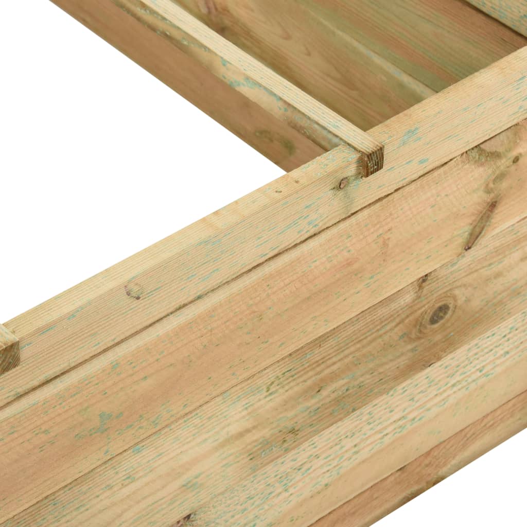 Μποστάνι Λαχανόκηπου 120 x 120 x 40 εκ. Εμποτισμένο Ξύλο Πεύκου