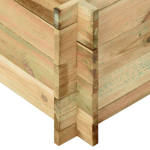 Μποστάνι Λαχανόκηπου 120 x 120 x 40 εκ. Εμποτισμένο Ξύλο Πεύκου