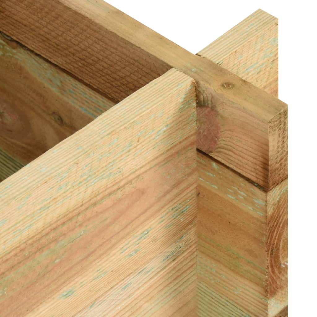 Ζαρντινιέρα / Παρτέρι 80 εκ. από Εμποτισμένο Ξύλο Πεύκου - Pakobazaar