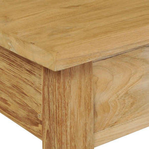 Τραπέζι Κονσόλα 90 x 30 x 80 εκ. από Μασίφ Ξύλο Teak - PAKOBAZAAR