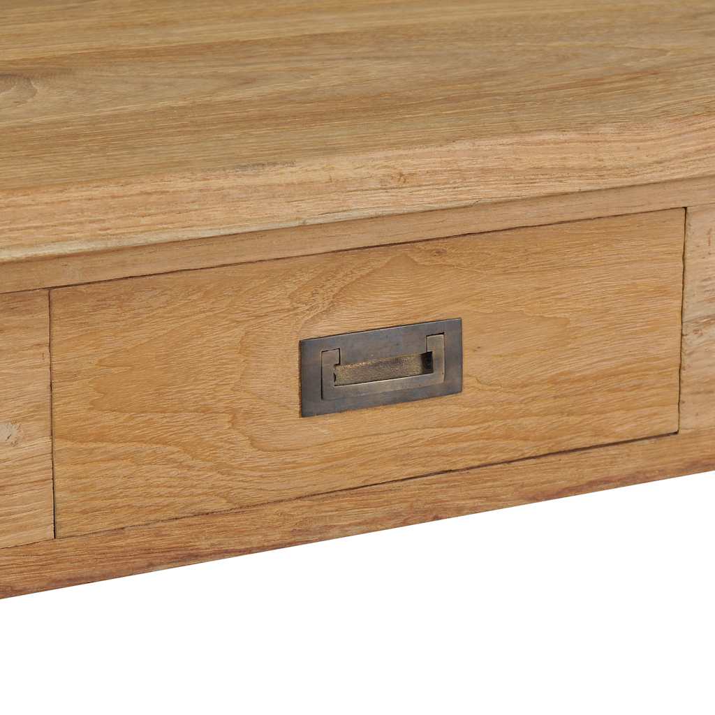 Τραπέζι Σαλονιού 110 x 60 x 35 εκ. από Μασίφ Ξύλο Teak - Pakobazaar