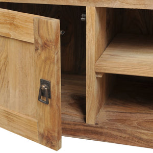 Έπιπλο Τηλεόρασης 120x30x40 εκ Μασίφ Ξύλο Teak - PAKOBAZAAR